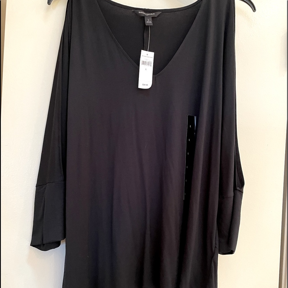 Banana Republic Cold Shoulder Blouse